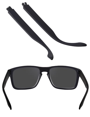 EZReplace Replacement Temple Arms for Oakley Holbrook OO9102/Holbrook XL OO9417/Holbrook AF OO9244 Sunglasses (Black)