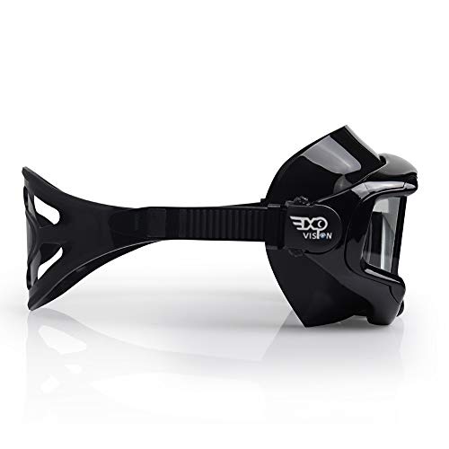 Image of Adult Pano 3 Scuba Diving Mask, Tempered Glass Snorkel Mask Anti-Fog Swim Mask No Leakage Swim Goggles with Nose Cover Snorkeling Gear for Snorkeling, Freediving, Swimming