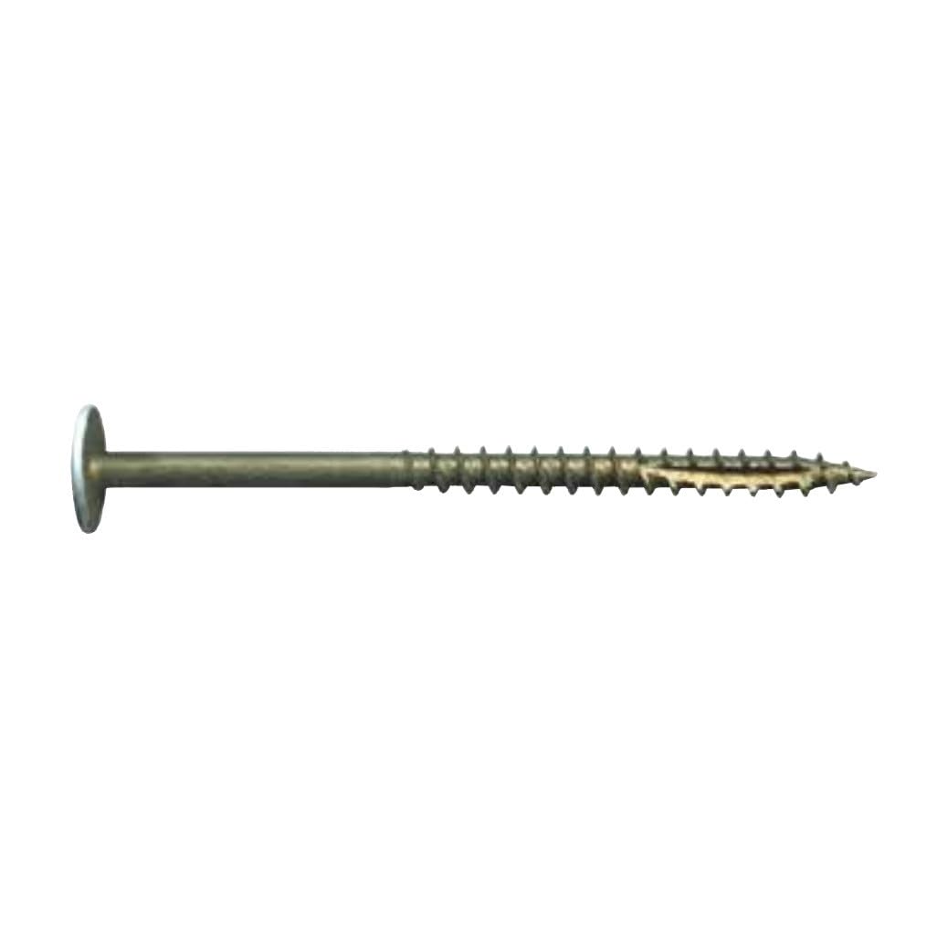 Big Timber CAB8158W 8 x 1-5/8 Low Profile White Head Exterior Screw 3M