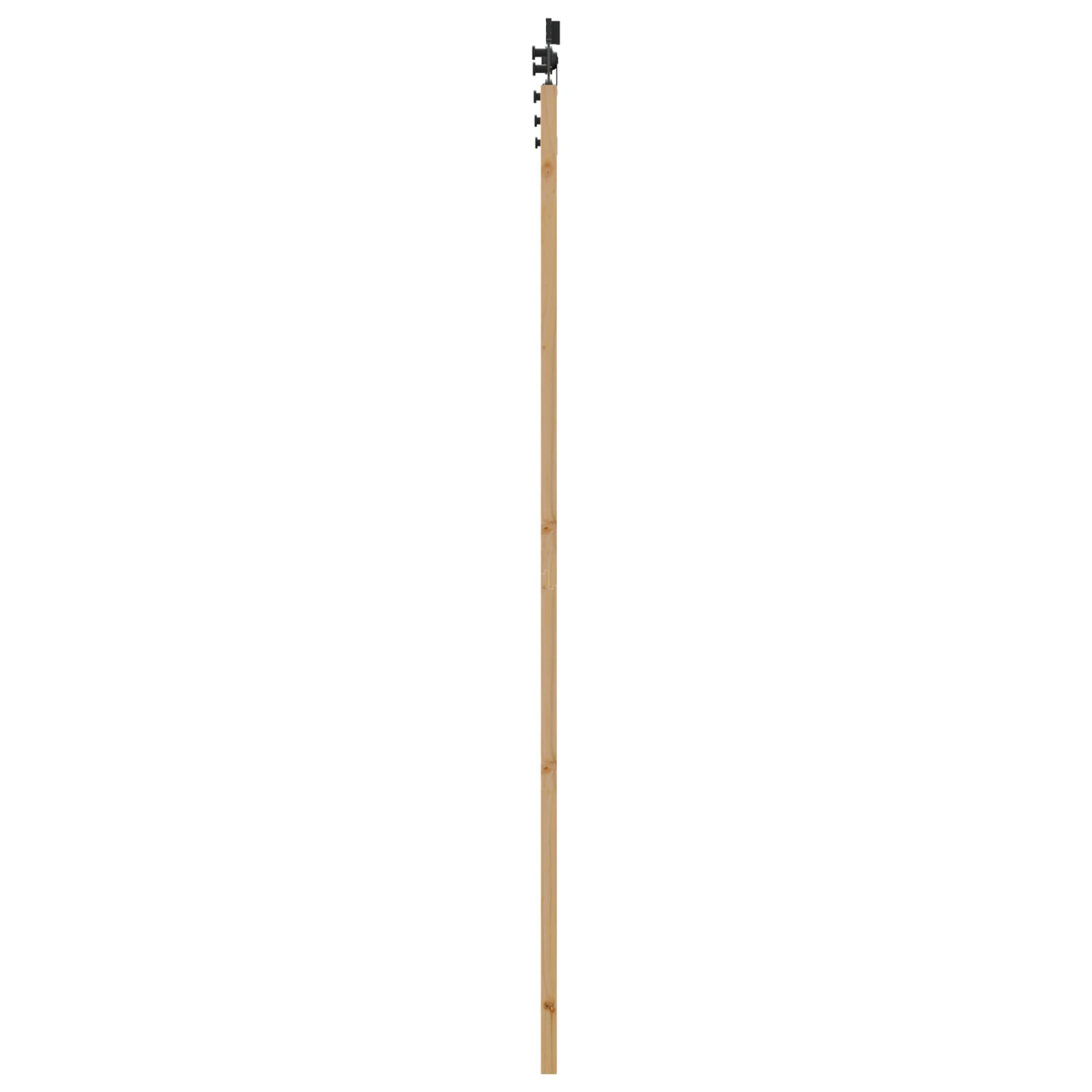 Drzwi przesuwne z okuciami ORKDAL 93 x 232 cm z litego drewna sosnowego z nieprzezroczystym szkłem dla prywatności i nowoczesnego wzornictwa