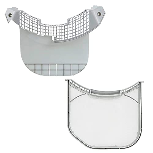 ADQ56656401 Dryer Lint Filter Replacement & MCK49049101 Lint Trap Cover Housing for LG and Kenmore Elite Dryer Lint Screen Replaces DLEX3570V DLEX3700W DLE3170W DLEX3370W DLE3050W DLEX3470V DLEX3570W