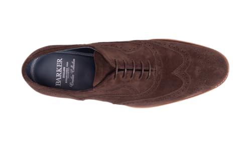 Image of BARKER Bladen Men's Handmade Leather Brogue Oxford Dress Shoes - Premium Formal Footwear for Men