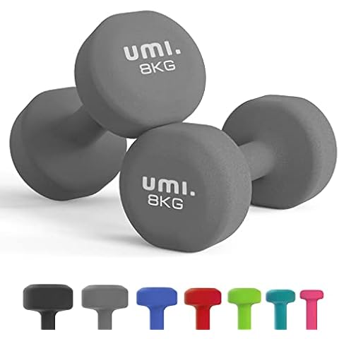 Amazon Brand - Umi - Fitness Hanteln 2er Set Kurzhanteln Übung Neopren Hantel Cover