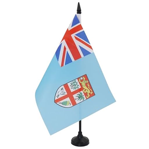 BANDERA de MESA de FIYI 21x14cm - BANDERINA de DESPACHO FIYIANA 14 x 21 cm - AZ FLAG | Ya disponible en tu tienda friki favorita! En mundofriki.es! BANDERA de MESA de FIYI 21x14cm - BANDERINA de DESPACHO FIYIANA 14 x 21 cm - AZ FLAG | Ya disponible en tu tienda friki favorita! En mundofriki.es!