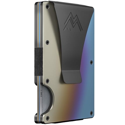 Mountain Voyage Co Minimalist Wallet for Men & Women - Slim RFID Wallet, Scratch Resistant, Credit...