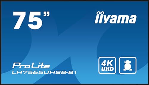 Écran IIYAMA 75' 4K UHD Dalle IPS 8ms 800cdm² HDMIDisplayPortUSB - vue 3