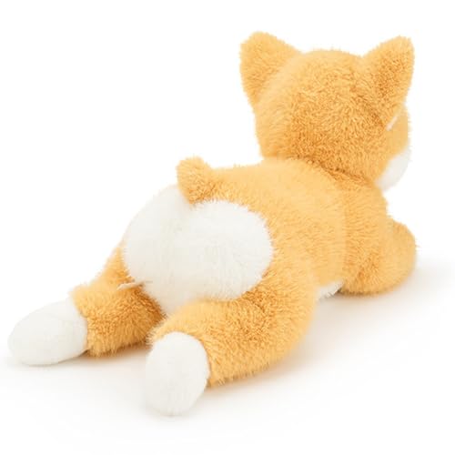 Stoffhund Plüschtier - Weiches Begleitspielzeug Aus Plüsch,Kuschelpuppe Mit Kissenfunktion | Für Kinder Jugendliche Erwachsene Und Sammler Bei Spielzeit Schlafenszeit Im Kinderzimmer Wohnzimmer Bett