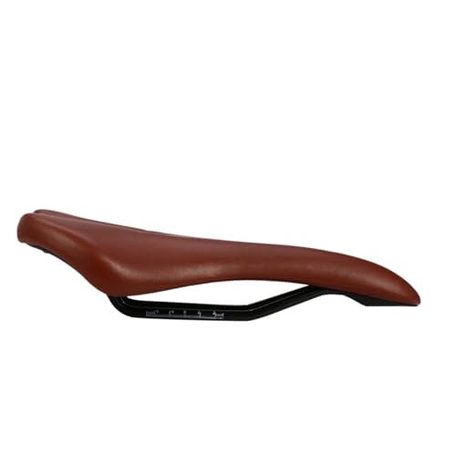 Milisten Asiento De Bicicleta Sillín Cojín Acolchado Funda para Sillín De Ciclismo Función Interior Cuero Sintético Marrón