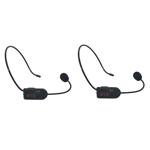 VICASKY 2Pcs Amplificador De Voz Microfone Sem Fio Microfone Sem Fio Para Falar Microfones Sem Fio A
