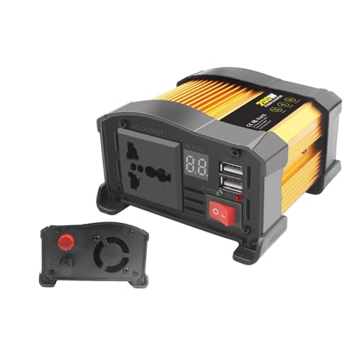 Convertisseur de courant 200W idéal pour charger vos appareils en camping et voyage