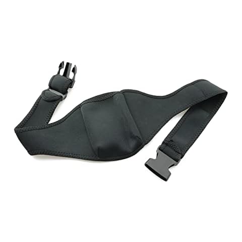 ZYAMY Mic Belt with Anti Dropping Strap, Neoprene Microphone Carrier Pouch Adjustable Belt Waistband Bag for Vertical Mic Fitness Teacher Speaker Theatre Cover