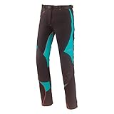 Trangoworld Mawenzi Pantalón Largo, Mujer, Negro/Agua, 2XL