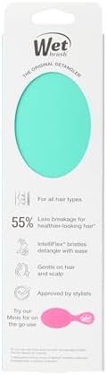Wet Brush Original Detangler Hair Brush, Amazon Exclusive Aqua- Ultra-Soft IntelliFlex Bristles-Detangling Hairbrush Glides Through Tangles For All Hair Types (Wet Dry & Damaged Hair) - Women & Men — view 12