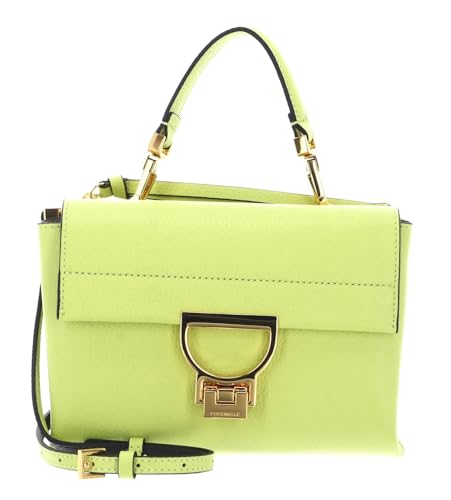 Sac à épaule Coccinelle Arlettis en cuir grainé Green Glow