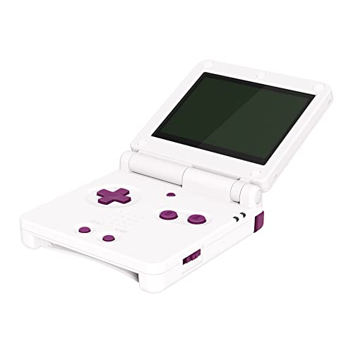 Image of eXtremeRate DMG Grape Custom Full Set Buttons for Gameboy Advance SP, Replacement A B L R Button Power On Off Volume Button D-pad Key for GBA SP Console - Console NOT Included