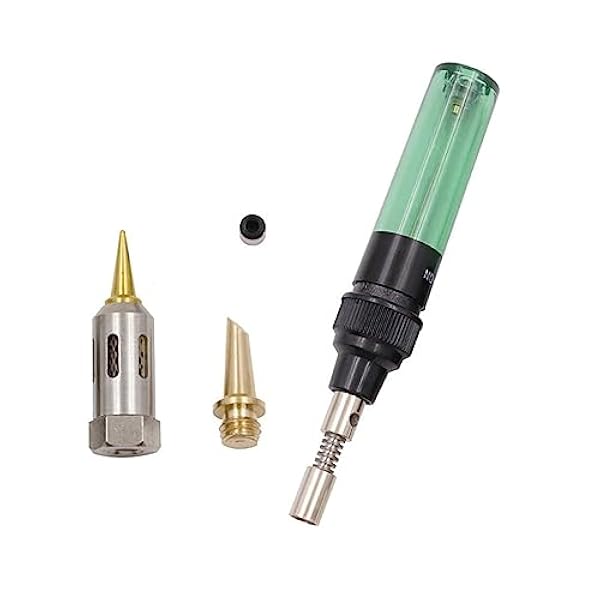 Lödning kit 4 i 1 bärbar lödkolvset svetspenna, brännare blåsbrännare gaslödkolv sladdlös butanspetsverktyg, svetsutrustning (Color : A set, Size : 1)