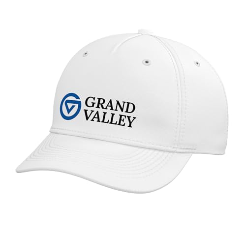 GVSU Grand Valley State University Lakers GVSU31 Adjustable Printed Baseball Hat, White