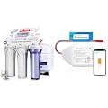 iSpring RCC7AK, NSF Certified 75 GPD, Alkaline 6-Stage Reverse Osmosis System & meross Smart Garage Door Opener Remote, Compatible with Apple HomeKit, Amazon Alexa, Google Assistant