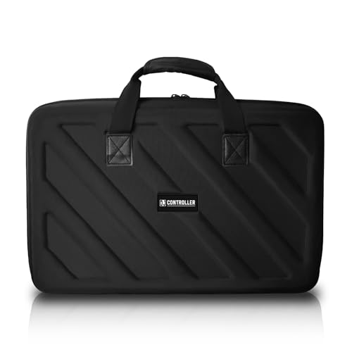 Image of Hard Case Compatible with Pioneer DJ Controller DDJ-FLX4 /DDJ-400 /DDJ-SB2 /DDJ-200 /DDJ-SB3 /DDJ-RB Protective Carrying Storage Bag,Black(S-20.8 x 14.5 x 3.5 Inch)