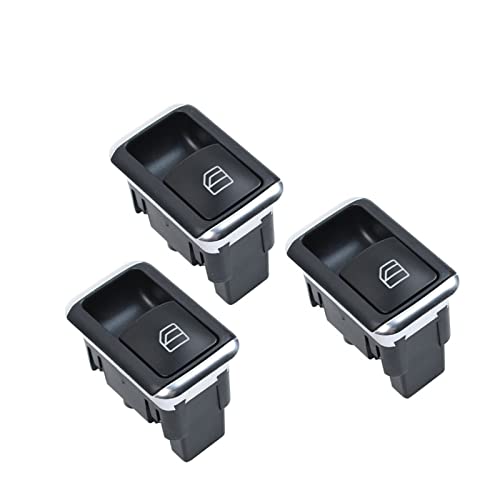 Cache bouton lève-vitre électrique Mercedes W204 W212 anti-usure 3pcs