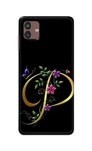 Image of Printed Hard Back Cover Case for Samsung Galaxy M13 5G Back Cover (Alphabet P) -1803