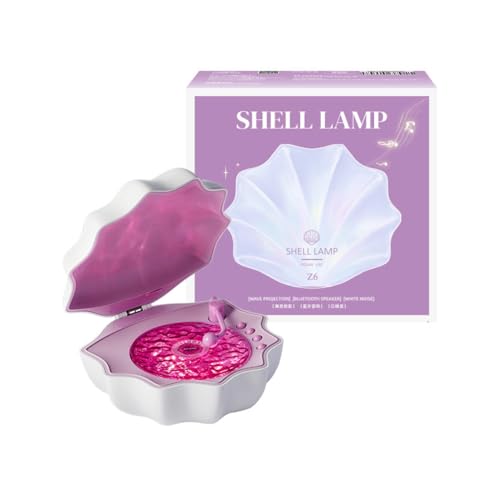 Sxhlseller Shell Waves Speaker Cordless, Northern Lights Lumena Lamp Record Player, Ocean Wave Projector Light