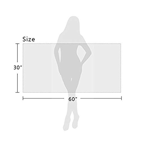 Image of JML Large Bath Towels Set of 2, 30 inch x 60 inch, Oversized, Soft, Absorbent, Fast Drying Microfiber Bathroom Towel for Sauna, Salon, Hotel, Sport, Fitness, Yoga, Brown