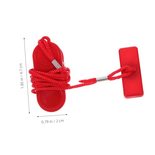 Milisten Treadmill Emergency Stop Switch Magnetic Safety Key Replacement with Clip for Home Running Machine Accessories - Image 2