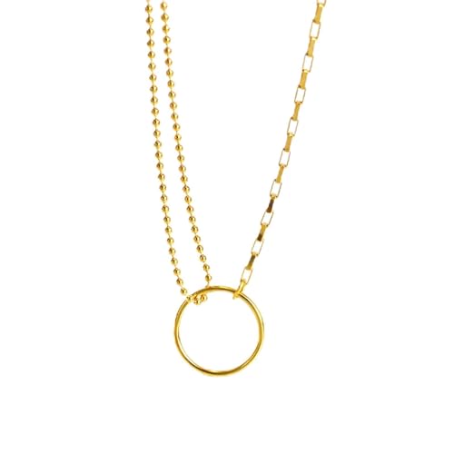 Collier double en argent 925 chaîne clavicule femme bijoux fins