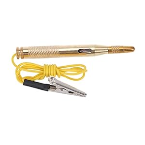 Balacoo Automotive Circuit Tester, 6-24V Car Voltage Tester Pen with a Crocodile Clip, Car Truck Vehicles Low Voltage Tester, Automotive Current Tester (Color Random)