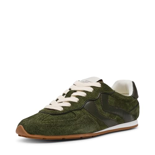 Steve Madden Women's Abbi Sneaker, Olive Multi, 7