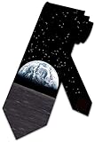 Earth View Space Ties Mens Astronomy Necktie by Three Rooker