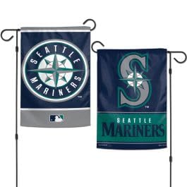 Drapeau Seattle Mariners double face de style jardin 30x45cm