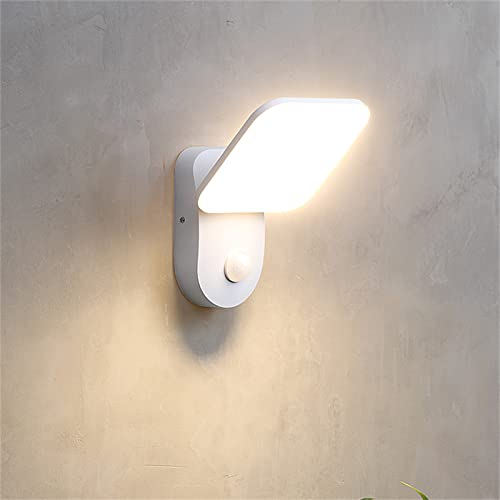 Applique murale LED extérieure moderne en aluminium anthracite de 20W