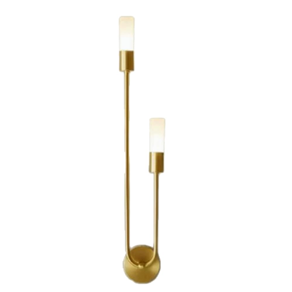 SHUANGZ Linear Atmosphere Wall Sconces,Modern Alabaster Wall Light Natural Stone Bathroom Vanity Light Fixtures with LED Light Brass Base Hardwired Stone Lamp,for Bedroom, Living Room,Hallway,Stairs