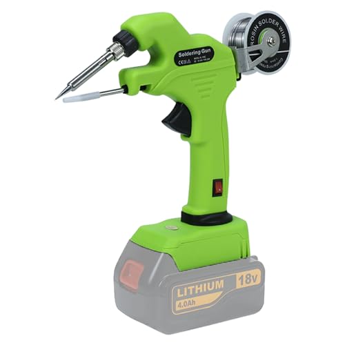 Portable Soldering Iron Kit for BLACK&DECKER 18V 20V Li-ion Battery with Ceramic Heater Fast Welding Tools Cordless Solder Gun(battery not include)