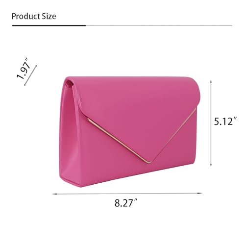 Image of Evening Bags Women Clutch Purse Small Cute Classic Envelop Crossbody Handbag for Formal Wedding Party with Detachable Chain