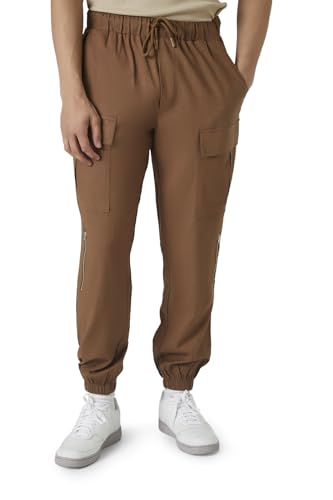 Forever 21 Men's Cargo Drawstring Joggers2