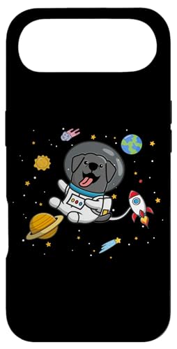 Funny Cartoon Kawaii Kids Boys Girls Space Black Lab Lover �X�}�z�P�[�X iPhone Air �p