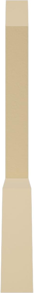 48"W x 22"H x 2"D x 6"F, 11/12 Pitch, Eugene Signature Urethane Gable Bracket, Primed Tan