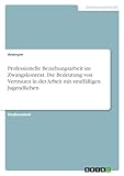 Professionelle Beziehungsarbeit im Zwangskontext. Die Bedeutung von Vertrauen in der Arbeit mit straffälligen Jugendlichen