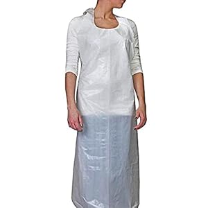 KICKKICK Einwegschürze mit Lätzchen - 100 Stück