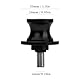 MotHeartCNC M6 Paddock-Ständer Bobbins Zubehör für Spulen für den Paddock-Ständer Motorrad Bobbins Schwingenaufnahmen Spulen für den Paddock-Ständer Motorrad Bobbins (Siehe unten) (Schwarz)