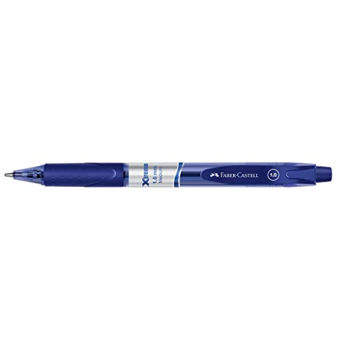 Caneta Esferográfica Xtreme 1.0 12 Unidades, Faber-Castell, Azul