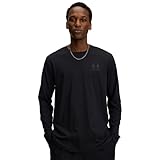 Under Armour Herren Sportstyle Left Chest Kurzarmshirt, weiches Sportshirt mit Logo und Rundhals, schnelltrocknendes Funktionsshirt aus Baumwollmix,Black / / Pitch Gray,LG