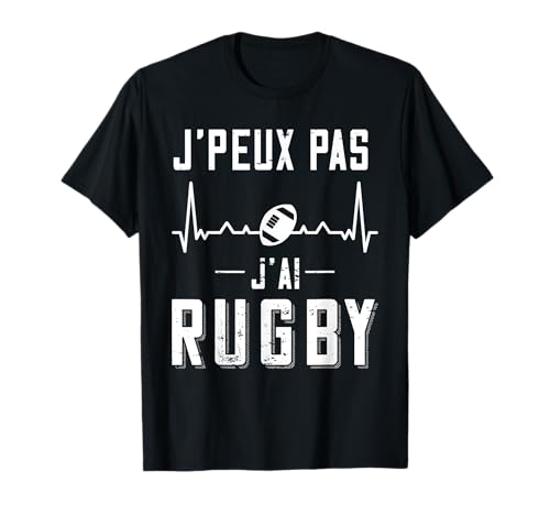 Maillot De Joueur de Rugby Rugbyman J'Peux pas j'ai Rugby T-Shirt