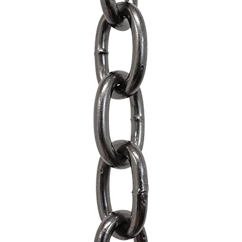 Image of RCH Hardware CH-S60-02-GUN-10 Steel Chandelier Chain, Gunmetal (10 Feet)
