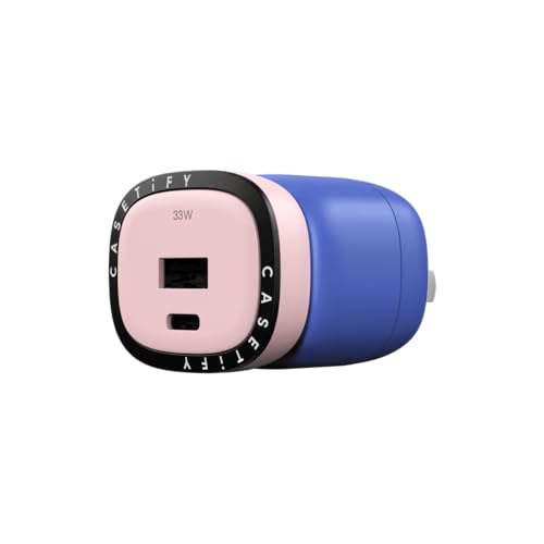 CASETiFY Powerthru 33W Fast Charger - Pink/Blue
