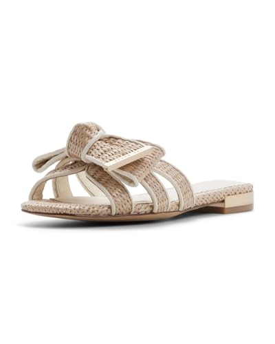 Image of Ted Baker Women's Elsie Leather Bow Flat Sandal