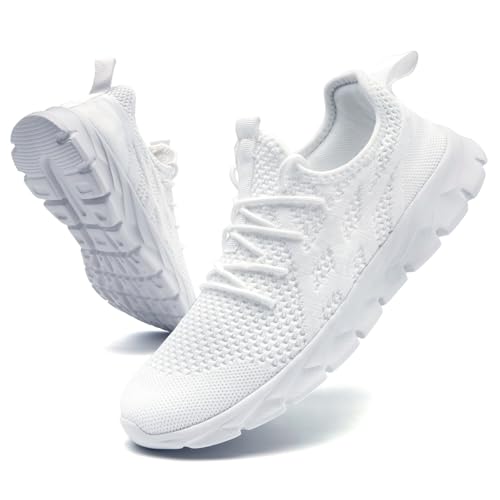 Women's Running Sneakers Walking Tennis Slip on Shoes Fashion Gym Non Slip Comfort Lightweight Athletic Casual Fitness Sports Workout Shoes for Women